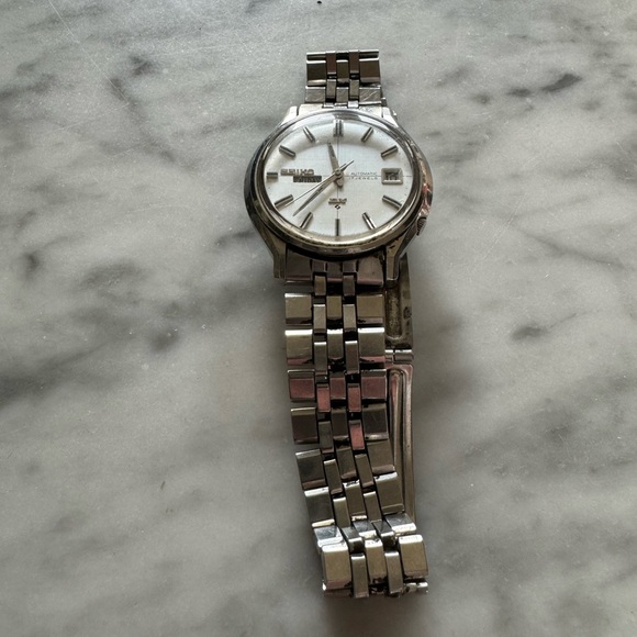 Seiko DX 1970 automatic- with khaki nato strap + orginal ss bracelet - Picture 14 of 17